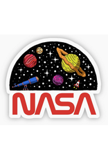 Big Moods NASA Telescope & Planets Sticker