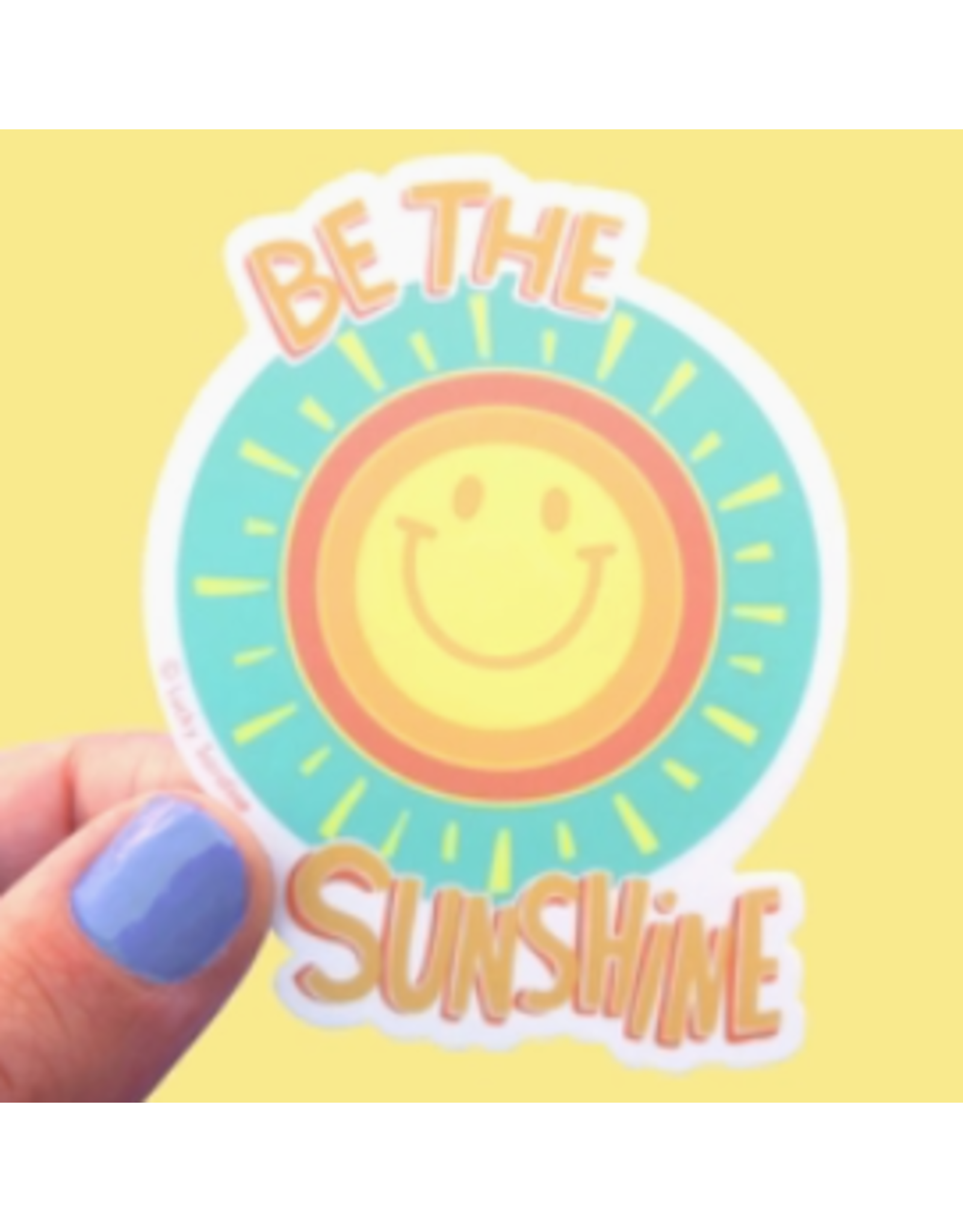 Lucky Sardine Be The Sunshine Vinyl Sticker