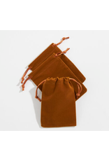 Geocentral 3.5"x5" Brown Velvet Bag