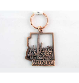 Smith-Southwestern 3D Saguaro Bronze Keychain