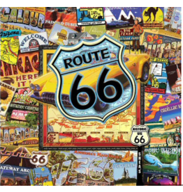 Thirstystone Route 66 Collage Square Coaster