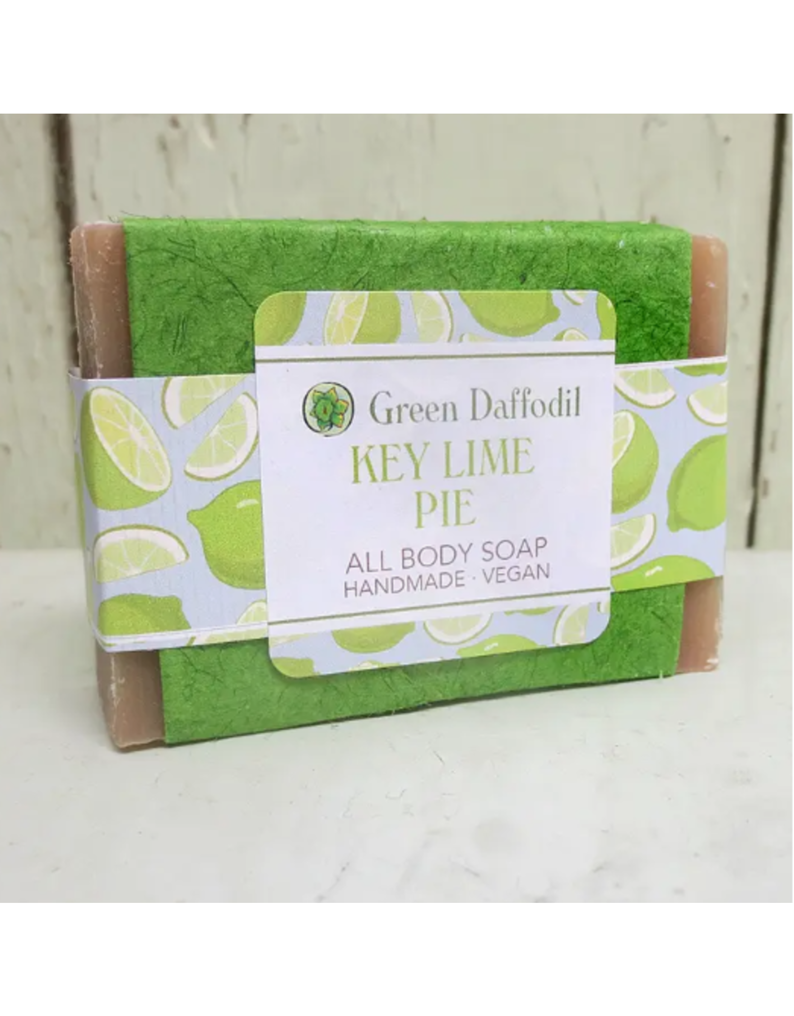 Green Daffodil Bath & Body Key Lime Pie Natural Handmade Bar Soap