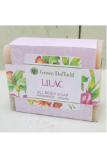 Green Daffodil Bath & Body Lilac Natural Handmade Bar Soap