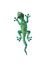 Green Gecko Metal Wall Art 11"