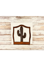 Universal Ironworks Inc Saguaro Cactus Emporium Southwestern Desert Napkin Holder