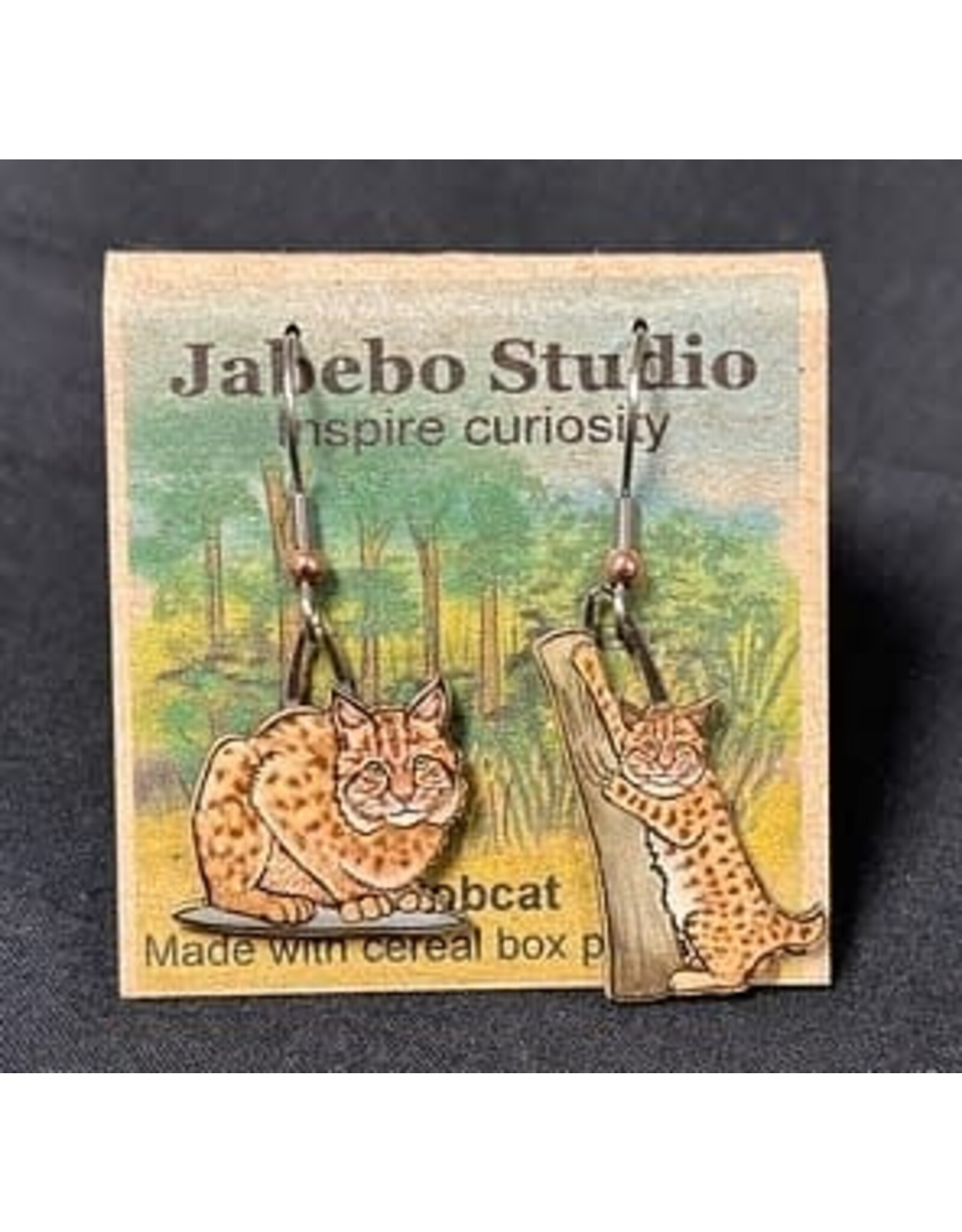 Jabebo Bobcat Earrings