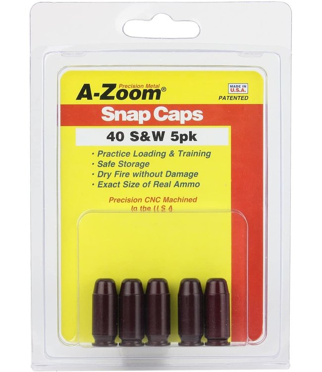 A-ZOOM SNAP CAPS - .40 S&W