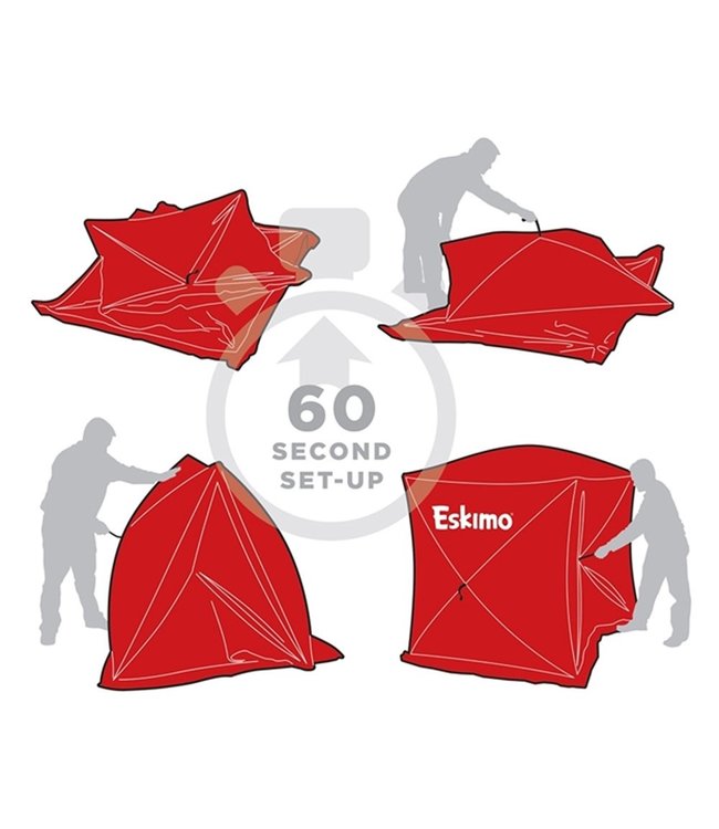 ESKIMO QUICKFISH 2 - POP-UP PORTABLE ICE SHELTER