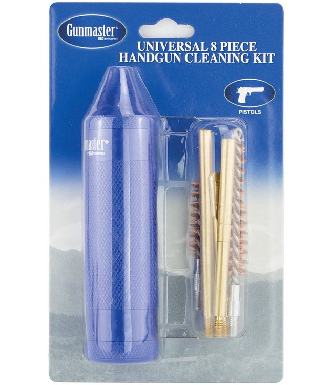 DAC GUNMASTER COMPACT UNIVERSAL PISTOL CLEANING KIT (8-PIECE)