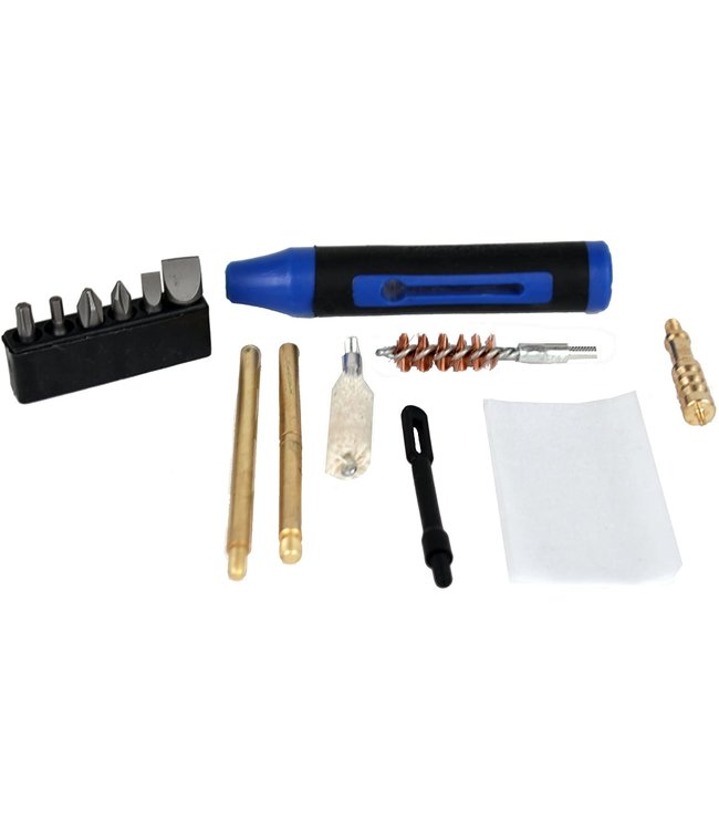 DAC GUNMASTER PISTOL CLEANING KIT (14-PIECE) - .357/.38/9MM