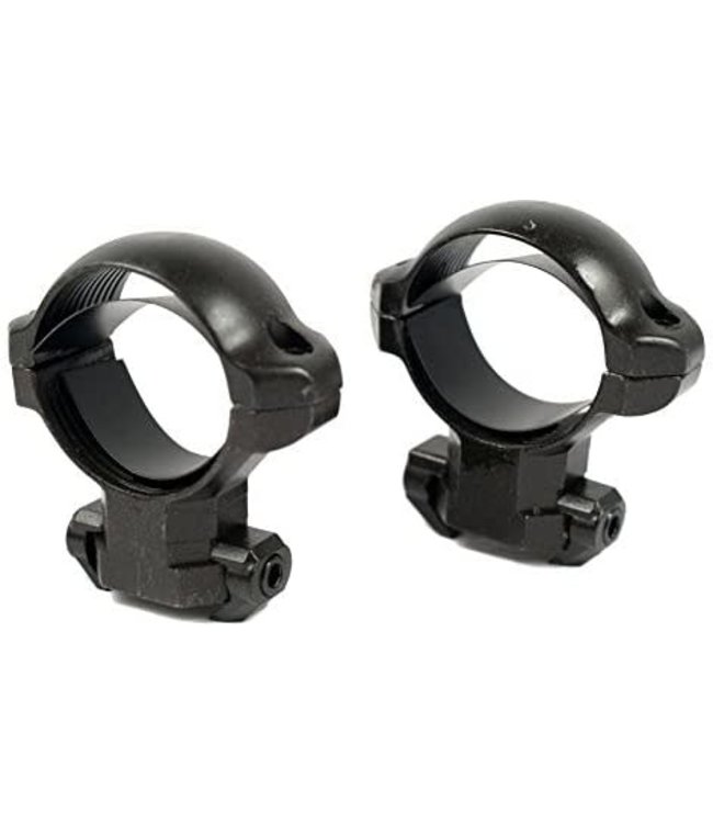 MILLETT STEEL ANGLE-LOC SCOPE RINGS W/ WINDAGE ADJUSTMENT (.22 CAL) - 30MM MEDIUM MATTE