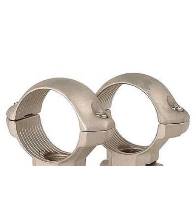 MILLETT TURN-IN SCOPE RINGS - 1" MEDIUM NICKEL