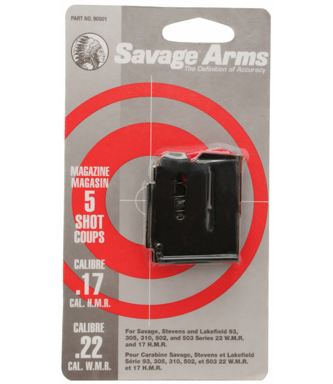 SAVAGE ARMS 93 SERIES MAGAZINE (5-ROUND) - .17 HMR/.22 WMR