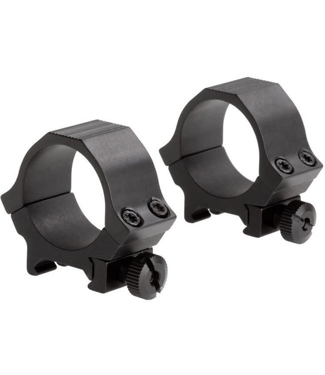 SUN OPTICS STANDARD (WEAVER) PICATINNY SPORT SCOPE RINGS - 30 MM MEDIUM BLACK