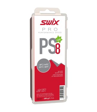 SWIX SWIX PS8 (-4°C/+4°C) RED PERFORMANCE SPEED 8 GLIDE WAX