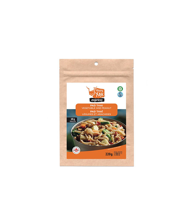 HAPPY YAK VEGETABLE AND PEANUT PAD THAI (220 G)