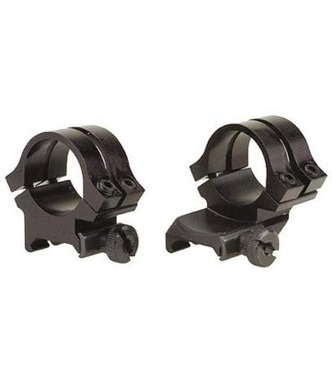 WEAVER QUAD LOCK DETACHABLE SCOPE RINGS - 1" HIGH EXTENSION MATTE