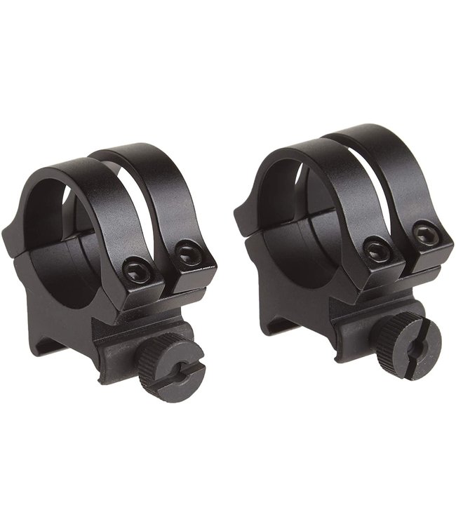 WEAVER QUAD LOCK DETACHABLE SCOPE RINGS - 1" HIGH MATTE