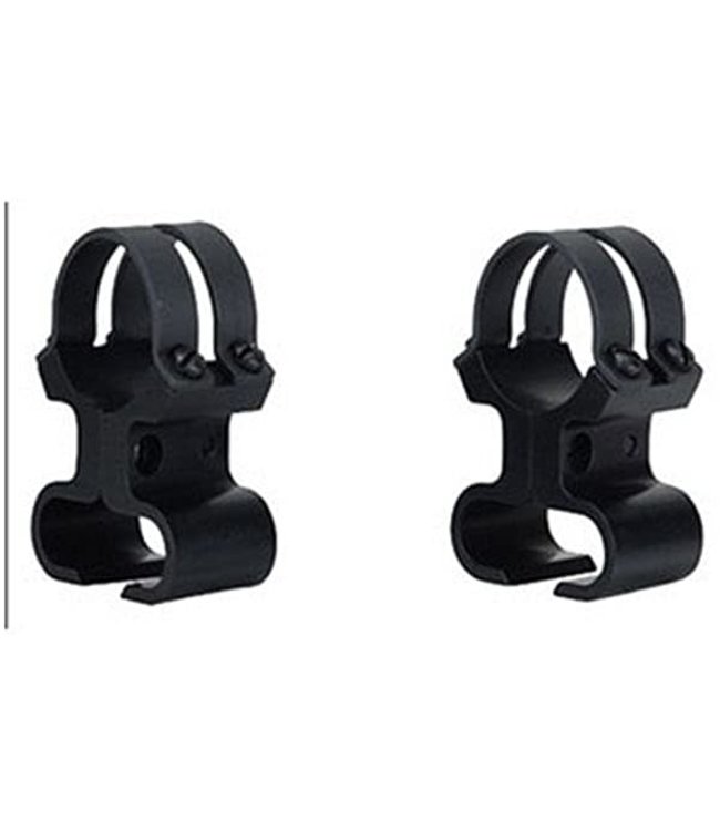 WEAVER STEEL LOCK MOUNT .22 CAL SEE-THRU SCOPE RINGS - #T-9 - 1" MATTE