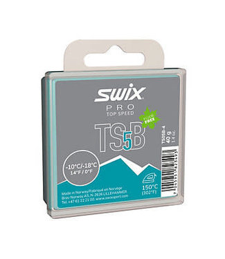 SWIX SWIX TS5 (-18°C/-10°C) BLACK PRO TOP SPEED GLIDE WAX