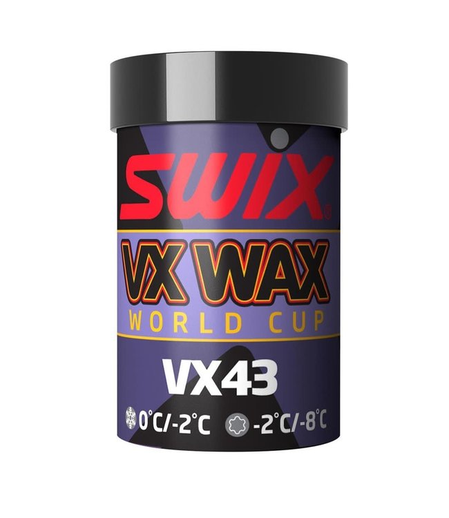 SWIX VX43 (-2°C/0°C) VIOLET - WORLD CUP - HIGH FLUOR KICK WAX