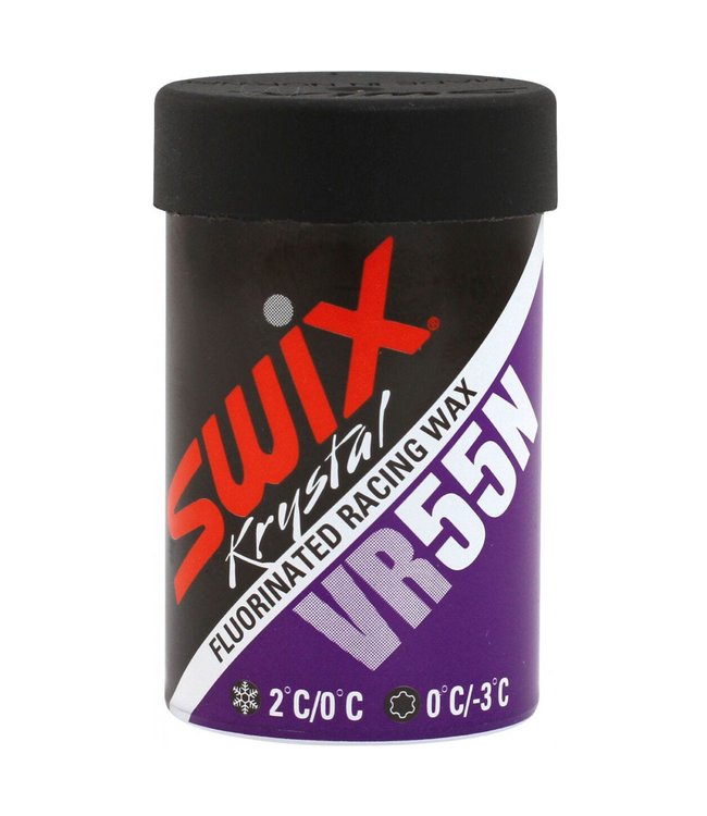 SWIX VR55 (0°C/+2°C) VIOLET FLUORINATED RACING KICK WAX