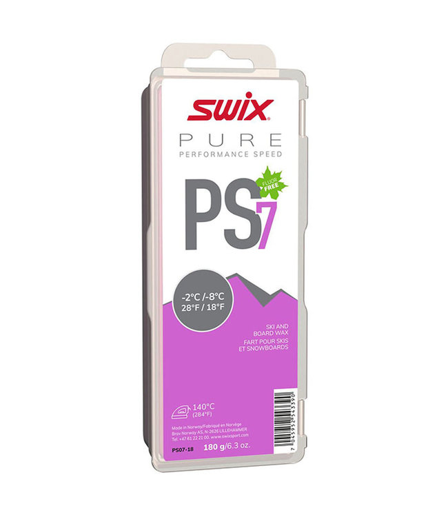 SWIX PS7 (-8°C/-2°C) VIOLET PERFORMANCE SPEED 7 GLIDE WAX