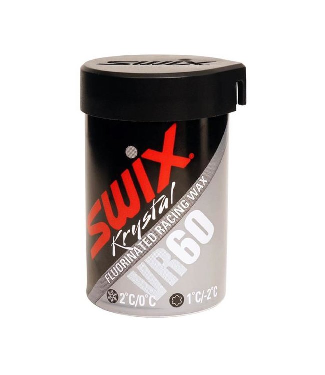 SWIX VR60 (0°C/+2°C) SILVER FLUORINATED RACING KICK WAX