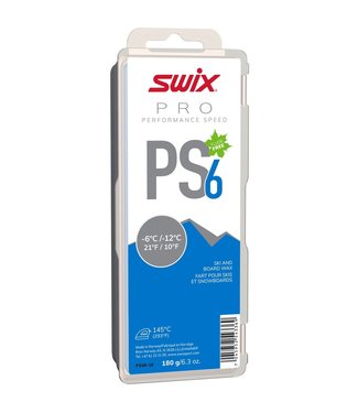 SWIX SWIX PS6 (-12°C/-6°C) BLUE PERFORMANCE SPEED 6 GLIDE WAX