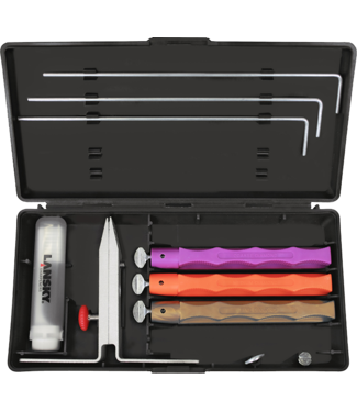 LANSKY LANSKY PRECISION KNIFE SHARPENING KIT - 3-STONE STANDARD DIAMOND SYSTEM