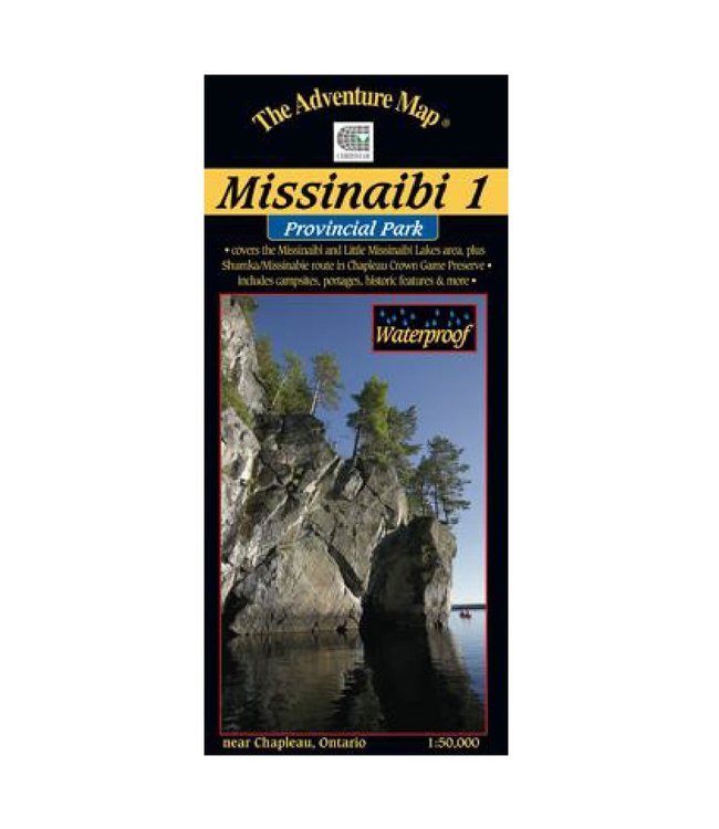 CHRISMAR MAPPING SERVICES ADVENTURE MAP - MISSINAIBI 1 - LAKES AREA
