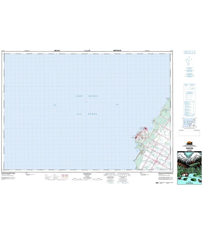 CANADIAN TOPO TOPOGRAPHIC MAP - 041A05 - TIVERTON