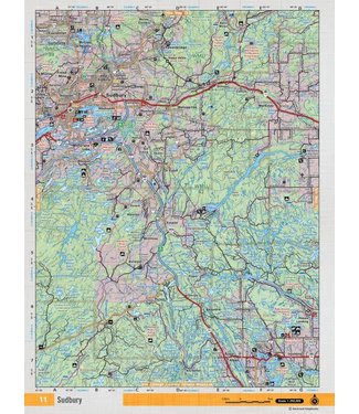 BACKROAD MAPBOOKS BACKROAD MAPBOOKS BACKROAD TOPOGRAPHIC MAP - NEON-11 - SUDBURY