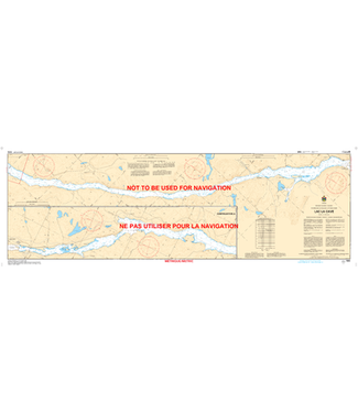 CANADIAN HYDROGRAPHIC SERVICE CANADIAN HYDROGRAPHIC SERVICE MARINE CHART - 1555 - LAC LA CAVE