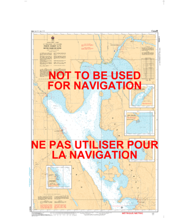 CANADIAN HYDROGRAPHIC SERVICE MARINE CHART - 1556 - LAKE TIMISKAMING