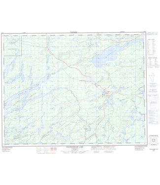 CANADIAN TOPO CANADIAN TOPO TOPOGRAPHIC MAP - 042E09 - PAGWACHUAN LAKE