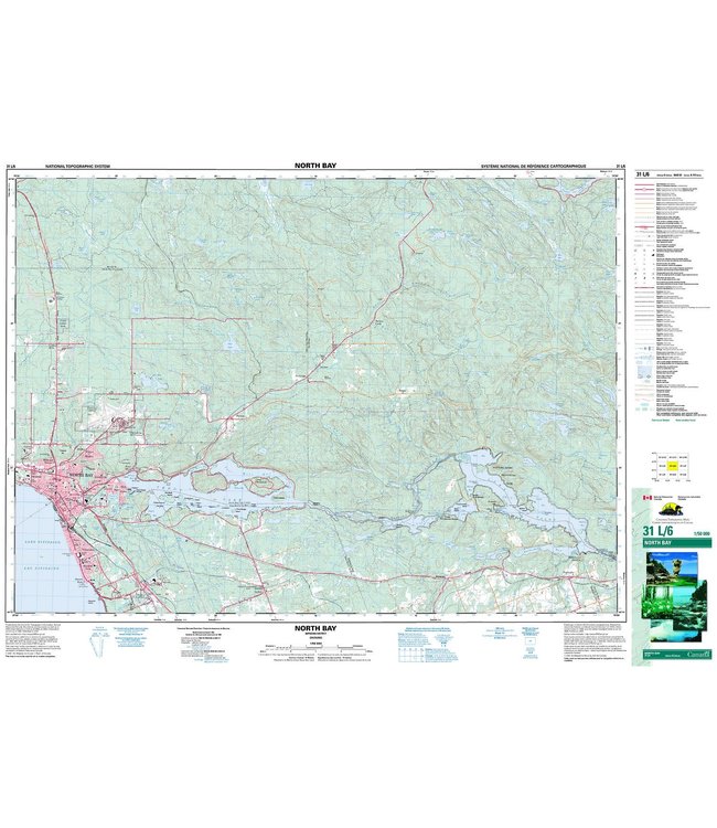 CANADIAN TOPO TOPOGRAPHIC MAP - 031L06 - NORTH BAY