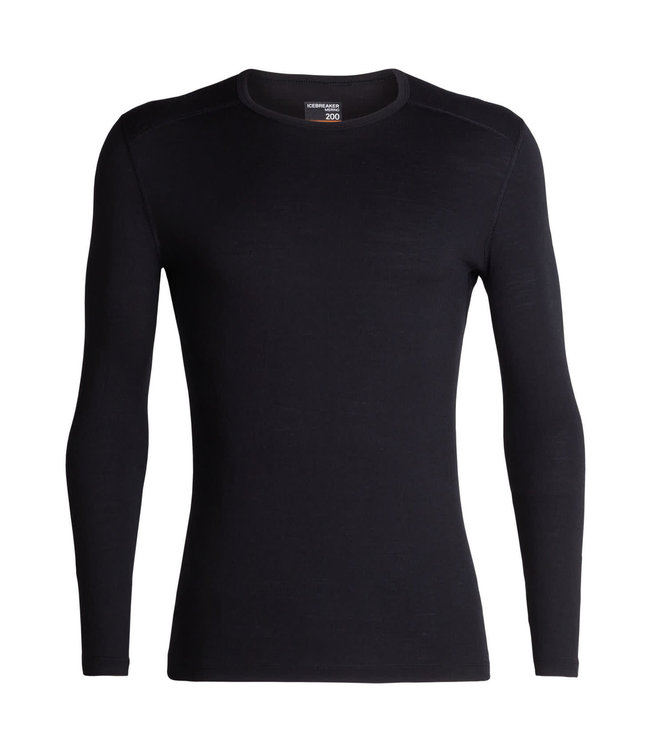 MEN'S ICEBREAKER MERINO 200 OASIS LONG SLEEVE CREW THERMAL TOP