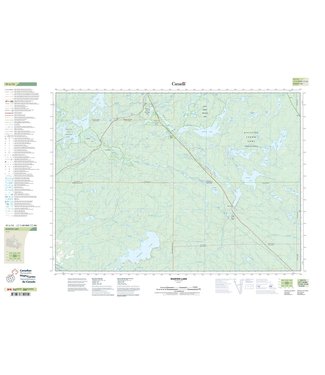 CANADIAN TOPO CANADIAN TOPO TOPOGRAPHIC MAP - 031L12 - MARTEN LAKE