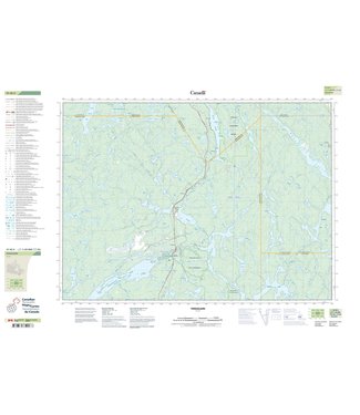CANADIAN TOPO CANADIAN TOPO TOPOGRAPHIC MAP - 031M04 - TEMAGAMI