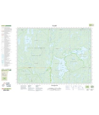 CANADIAN TOPO CANADIAN TOPO TOPOGRAPHIC MAP - 041P08 - LADY EVELYN LAKE