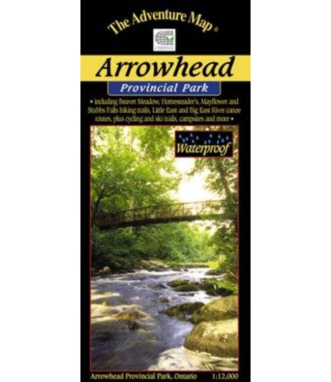 CHRISMAR MAPPING SERVICES ADVENTURE MAP - ARROWHEAD PROVINCIAL PARK