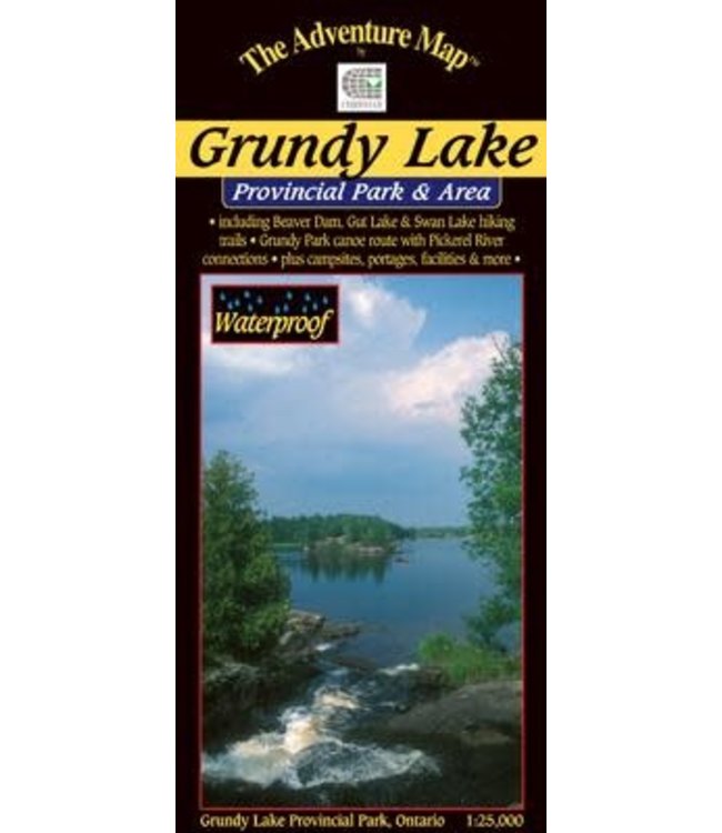 CHRISMAR MAPPING SERVICES ADVENTURE MAP - GRUNDY LAKE PROVINCIAL PARK & AREA
