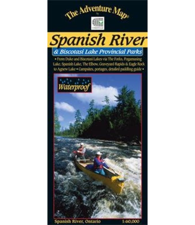 CHRISMAR MAPPING SERVICES ADVENTURE MAP - SPANISH RIVER & BISCOTASI LAKE PROVINCIAL PARKS