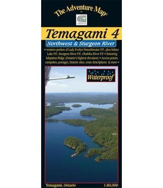 CHRISMAR MAPPING SERVICES CHRISMAR MAPPING SERVICES ADVENTURE MAP - TEMAGAMI 4 - NORTHWEST (NW) & STURGEON RIVER AREA