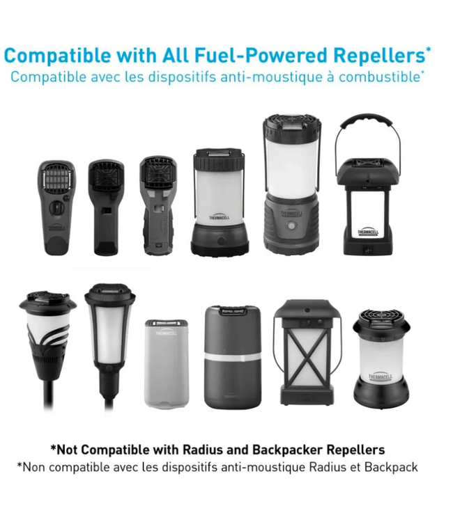 THERMACELL CARTRIDGE AND MAT REFILL PACK Lefebvre's Source For Adventure