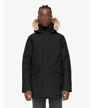 QUARTZ MEN'S QUARTZ CHAMPLIAN COYOTE FUR DOWN PARKA