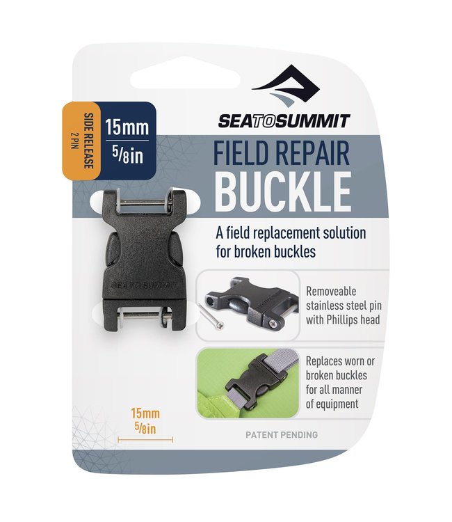 SEA TO SUMMIT SIDE-RELEASE FIELD REPAIR BUCKLE WITH REMOVEABLE PINS (2-PIN)