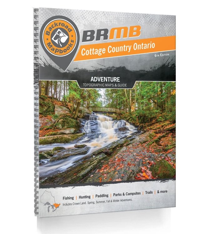 BACKROAD MAPBOOKS BACKROAD TOPOGRAPHIC MAP - MAPBOOK - COTTAGE COUNTRY ONTARIO