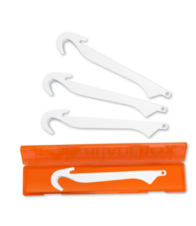 OUTDOOR EDGE RAZOR-SAFE GUTTING BLADES - 3.5" BLADES - 4 PACK